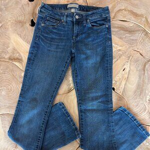 Banana Republic Slim Bootcut Jeans - Size 25/0P - Lightly Worn, Dark Wash